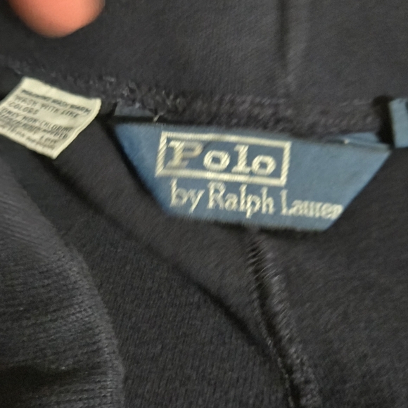 Polo Ralph Lauren Navy Ribbed Semi Thick Soft Lounge Pants Size L - Picture 12 of 16